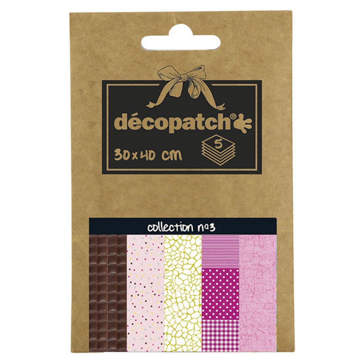 CLAIREFONTAINE Decopatch Decoupage Paper 30 x 40 cm – Collections 6 – 20