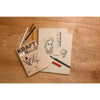 CLAIREFONTAINE Glued Kraft Paper Pad 120 g/m²