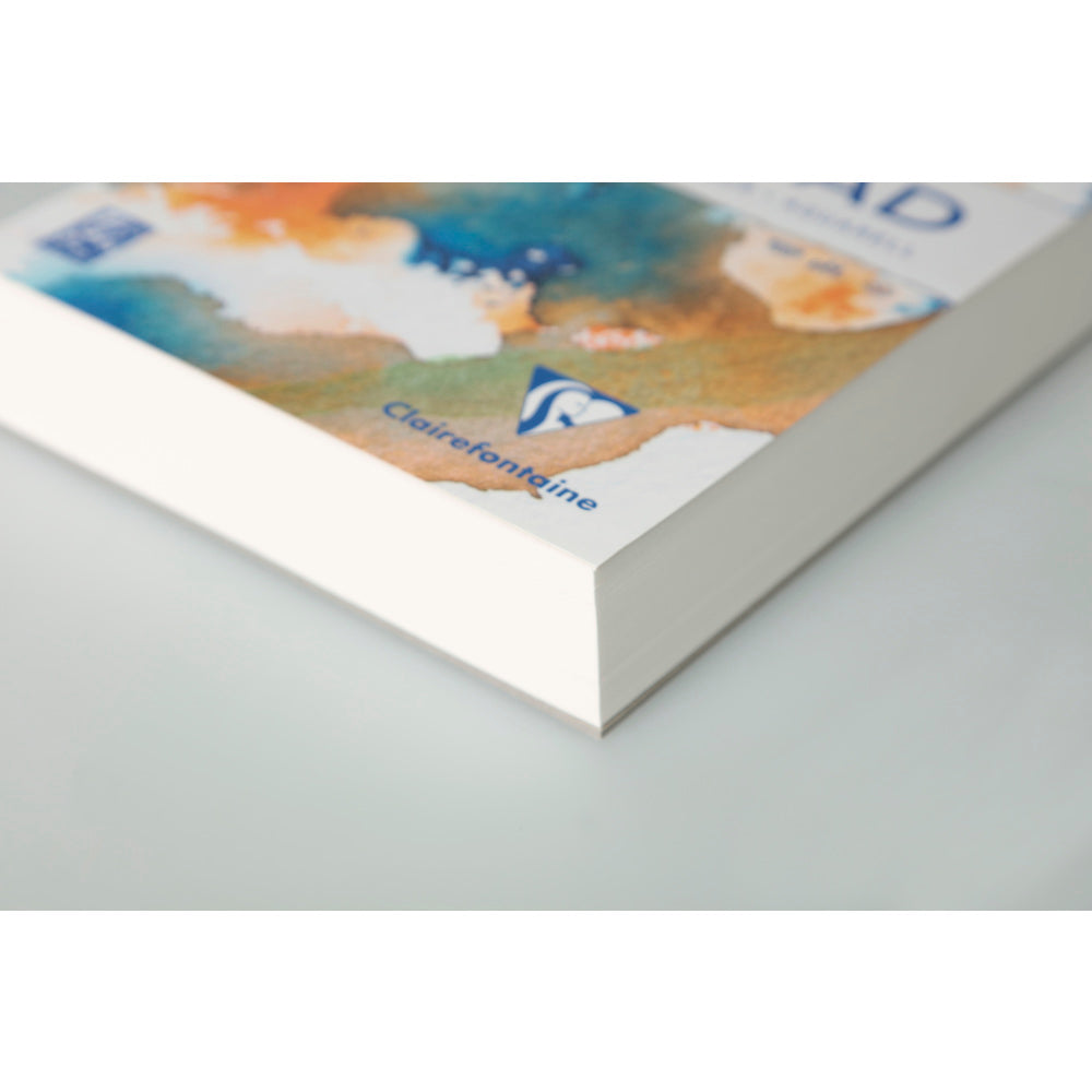 CLAIREFONTAINE Goldline Aquapad Glued Watercolor Pad 300 gsm