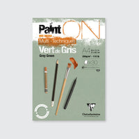 Clairefontaine Paint'On Mix Media Pad, 250 g, Glue-Bound