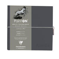 Clairefontaine Paint'On Paper Pad 250 g/m² 19 x 19 cm - 32 Sheets – Gray