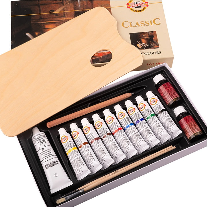 Classic Oil Paint Set, 16 ml, Set of 10