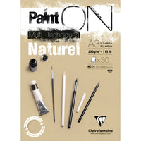 Clairefontaine Paint'On Natural Mixed Media Pad, 250 g/m², 30 Sheets — image 6