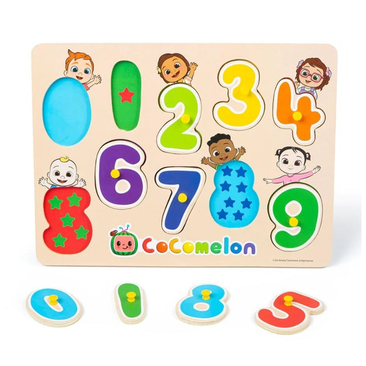 Cocomelon Wooden Number Puzzle