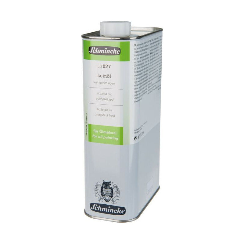 Cold-pressed linseed oil Schmincke for oil colors 1 l