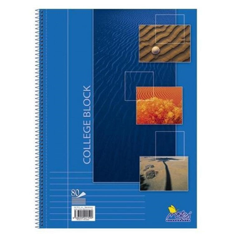 Lined School Notebook College Block, 80 Sheets | various formats — image 1