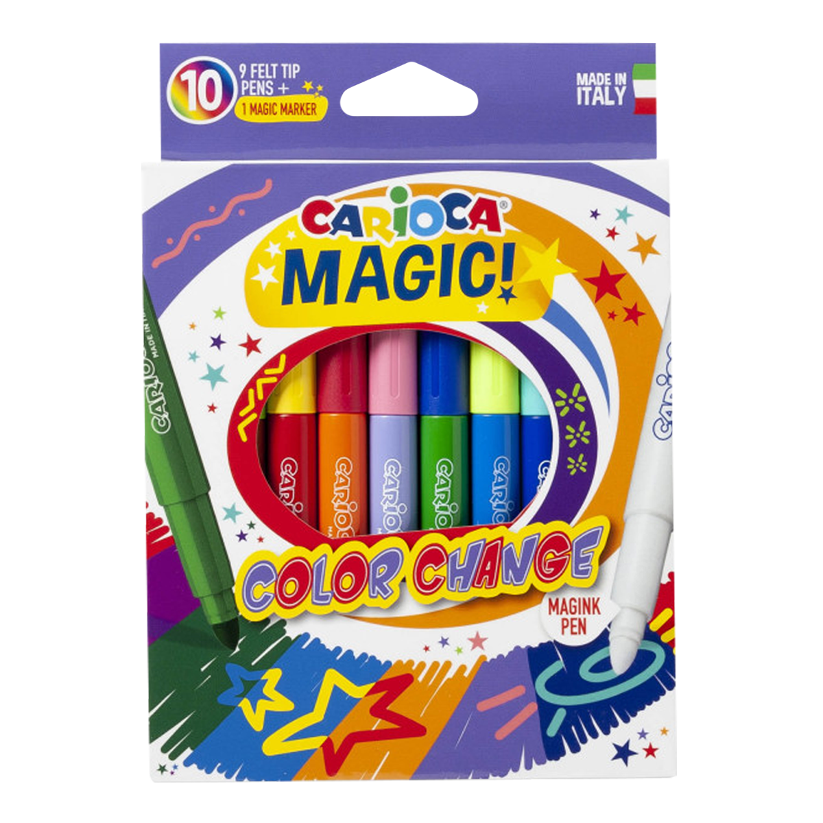 Color-Changing Magic Markers Carioca / set of 10 pcs