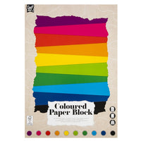 Color Paper Pad 24 x 34 cm, 20 Sheets