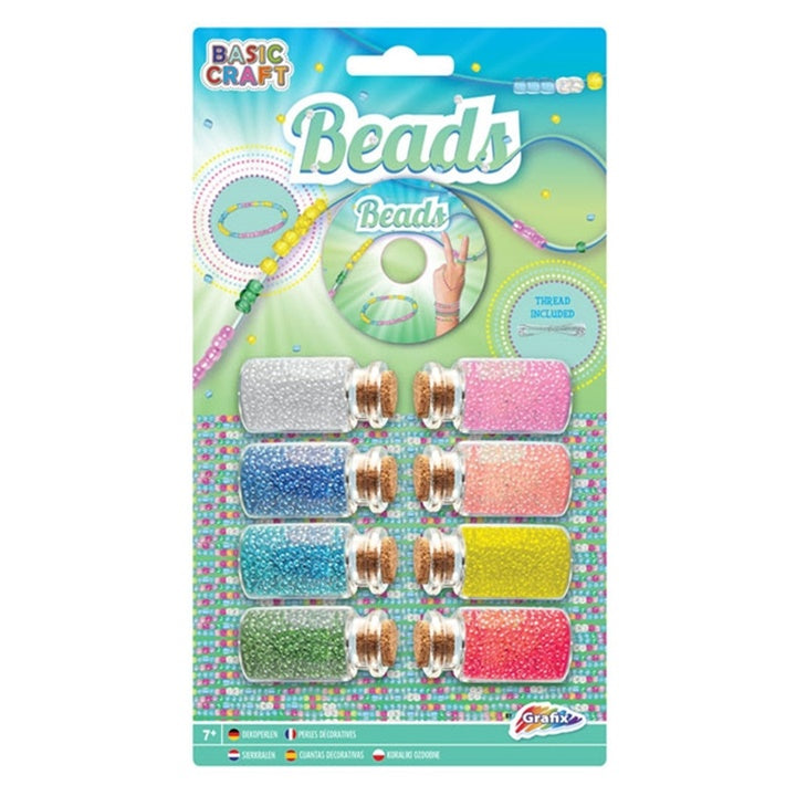 Colored Beads for Decorating - 8 Shades