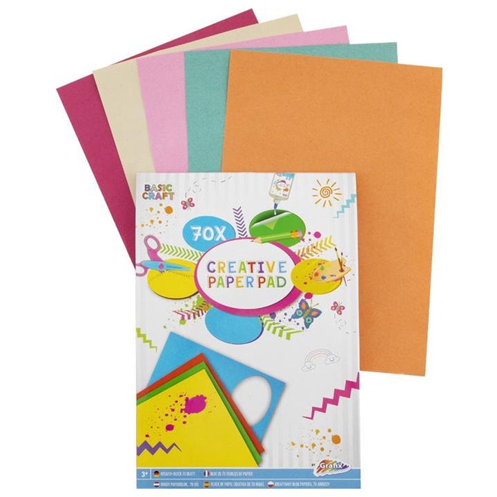 Colored Paper A4, Set of 70 Sheets