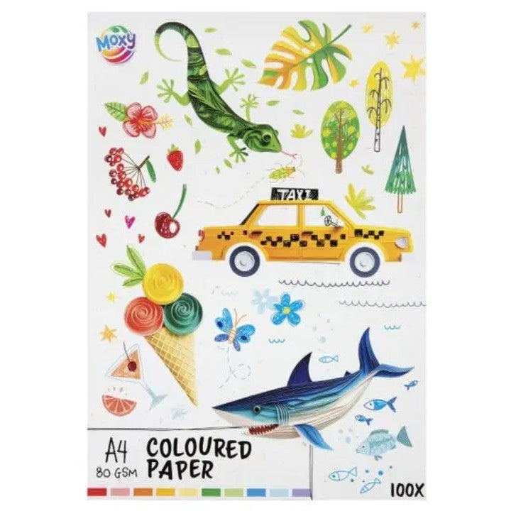 Colored Paper A4, Set of 70 Sheets