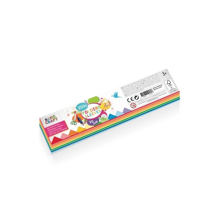 Colored Paper Strips, Set of 250