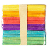 Colorful Craft Sticks, 50 pcs
