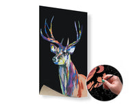Colorful Deer Paint by Numbers, Low Difficulty, Special Black Edition — image 3