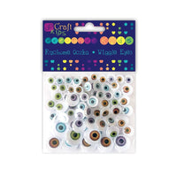 Colorful Wiggle Eyes - Set of 72