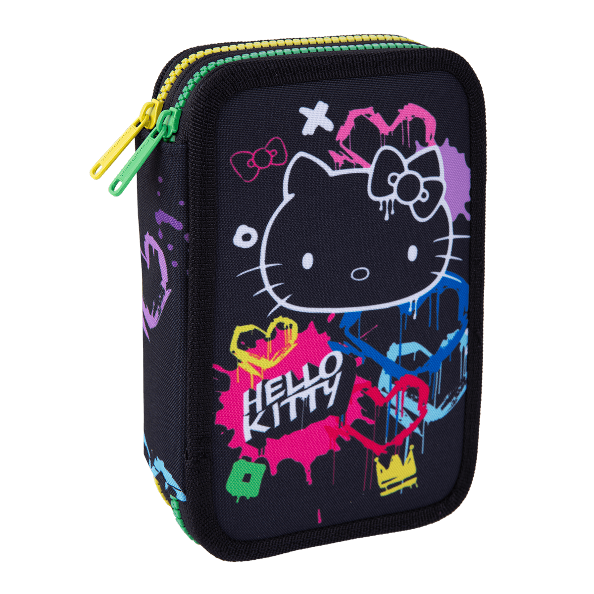 Colorino 2-Tier Filled Pencil Case Jumper 2 Hello Kitty – Hello Kitty Neon Black