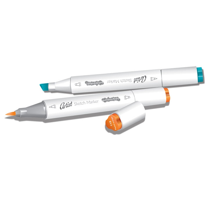Colorino Artist Double-Ended Pastel Sketch Markers, Set of 12 — image 3