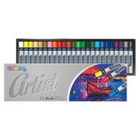 Colorino Artist Round Oil Pastels, Set of 24 - image 1