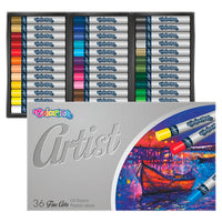 Colorino Artist Round Oil Pastels, Set of 36, image 1