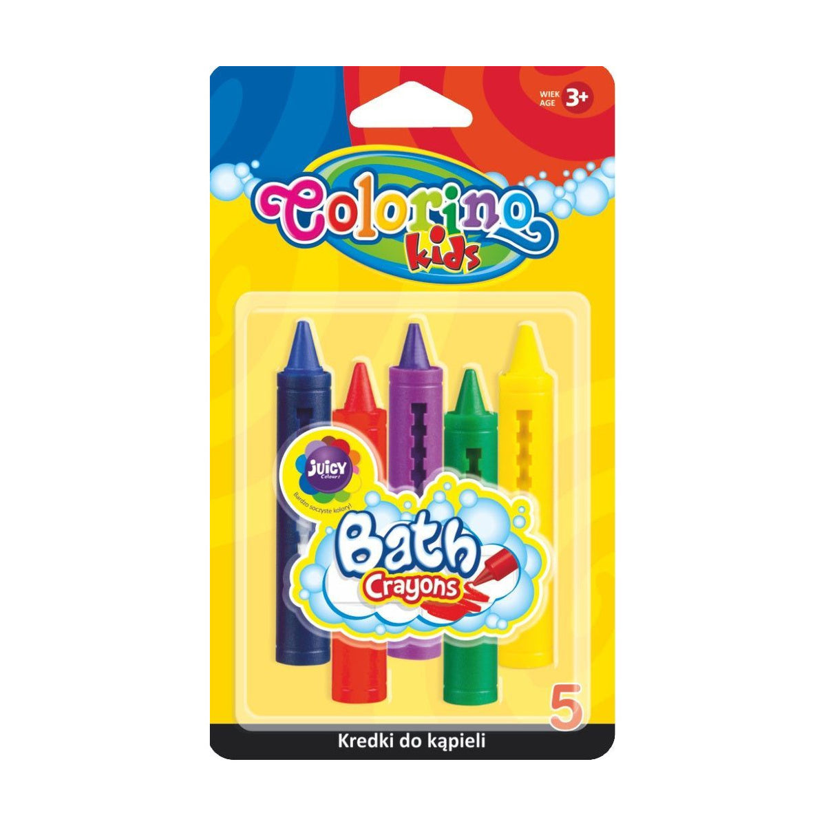Colorino Bath Crayons – Set of 5 Colors