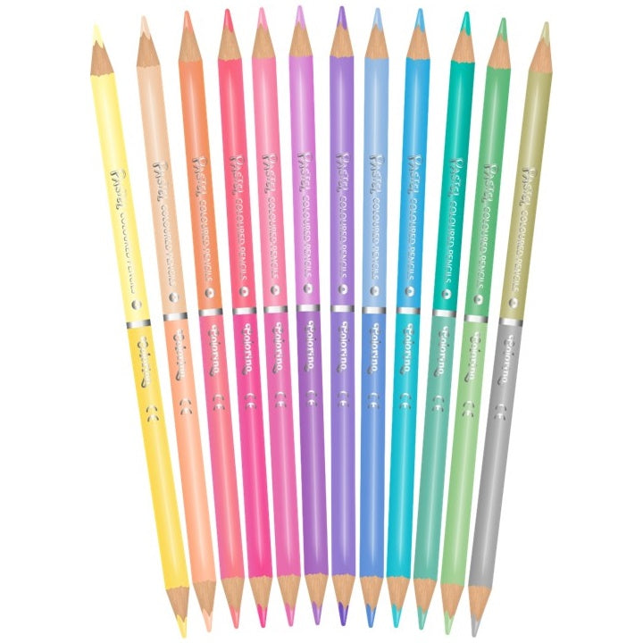 Colorino Double-Sided Pastel Colored Pencils, Set of 12 — image 2