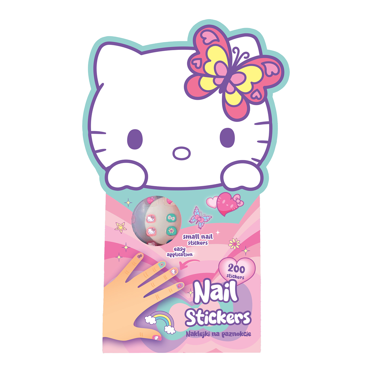 Colorino Hello Kitty Nail Stickers - 200 pcs