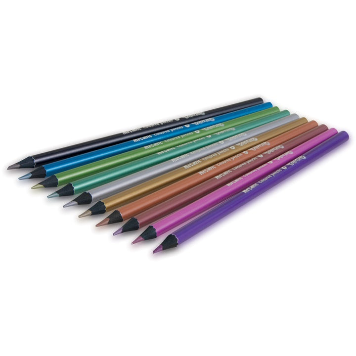 Colorino Metallic Colored Pencils, Set of 10 — image 2