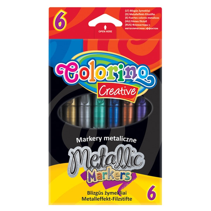 Colorino Metallic Markers, Set of 6 — image 1