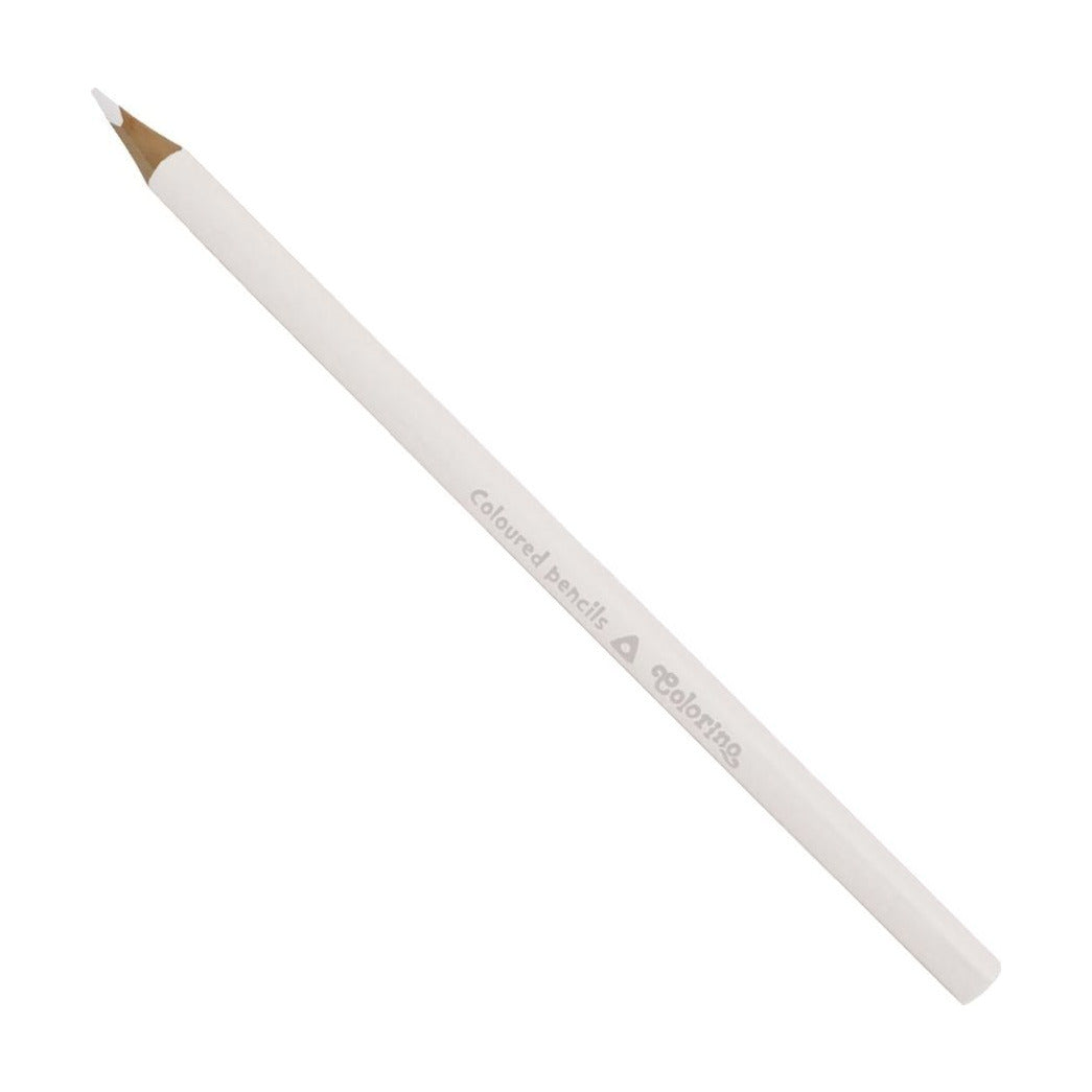 Colorino Triangular Colored Pencil / 1 pc – White