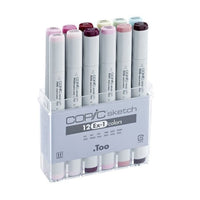 COPIC Sketch Ex-1 Markers, Set of 12