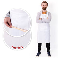 Cotton Apron - White