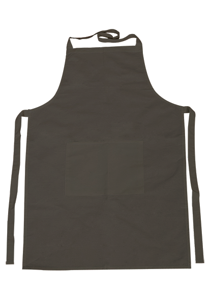 Cotton Apron with Pocket - 70 x 75 cm – cm black