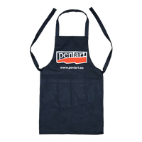 Cotton Apron with Pocket - 70 x 75 cm – cm, black with Pentart logo