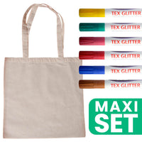 Cotton Bag and Fabric Marker Set