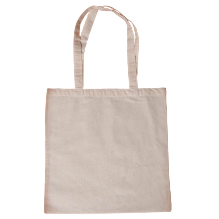 Cotton Tote Bag with Long Handle, 38 x 42 cm