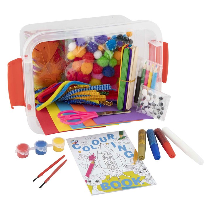 Craft Box CRAFT KIT, 230+ Pieces, in Storage Box
