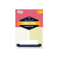 Craft Sensations Linen-Textured Craft Cardboard, A4, 24 Sheets | Various Designs — Image 1