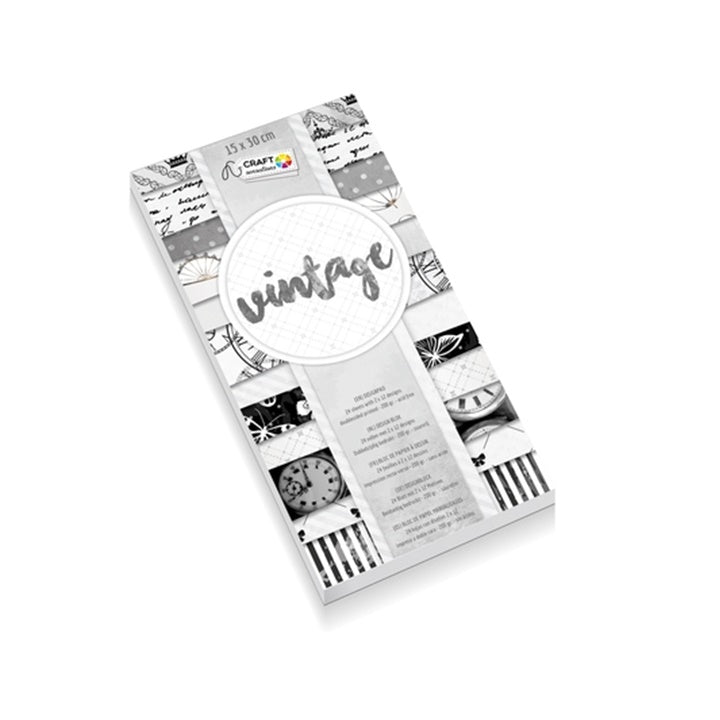 Craft Sensations Scrapbooking Paper, 15x30 cm, 24 Sheets | various designs — image 3