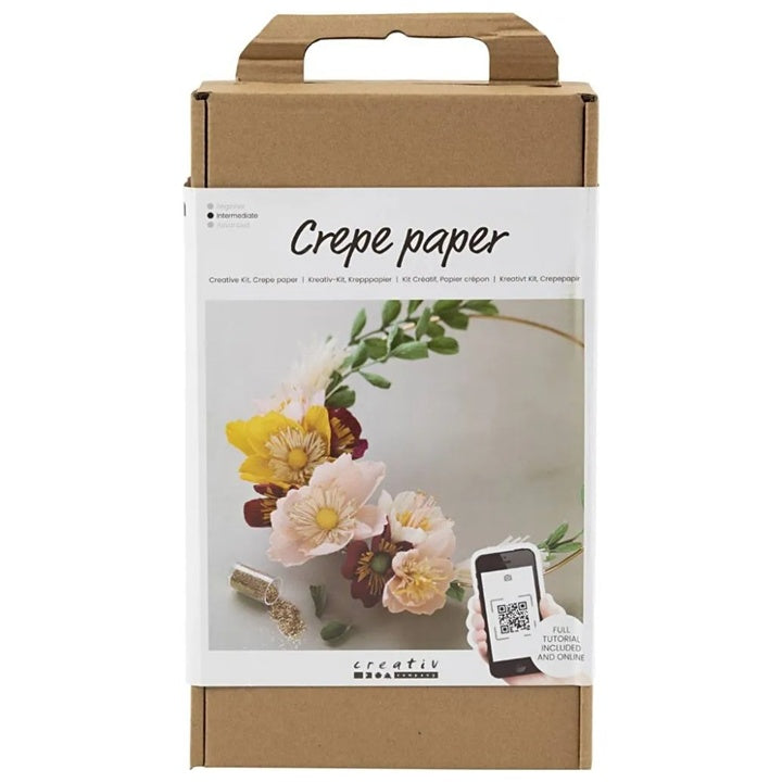Craft Set | Crepe Paper Wreath With Flowers — image 1