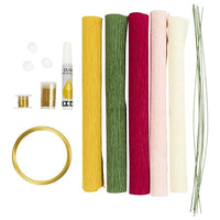 Craft Set | Crepe Paper Wreath With Flowers — image 2