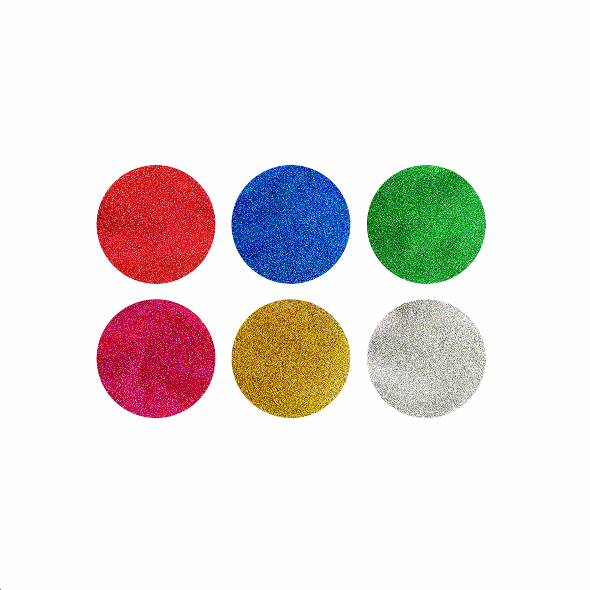 Creall Glitter paint set - 6 x 250 ml, assorted colors