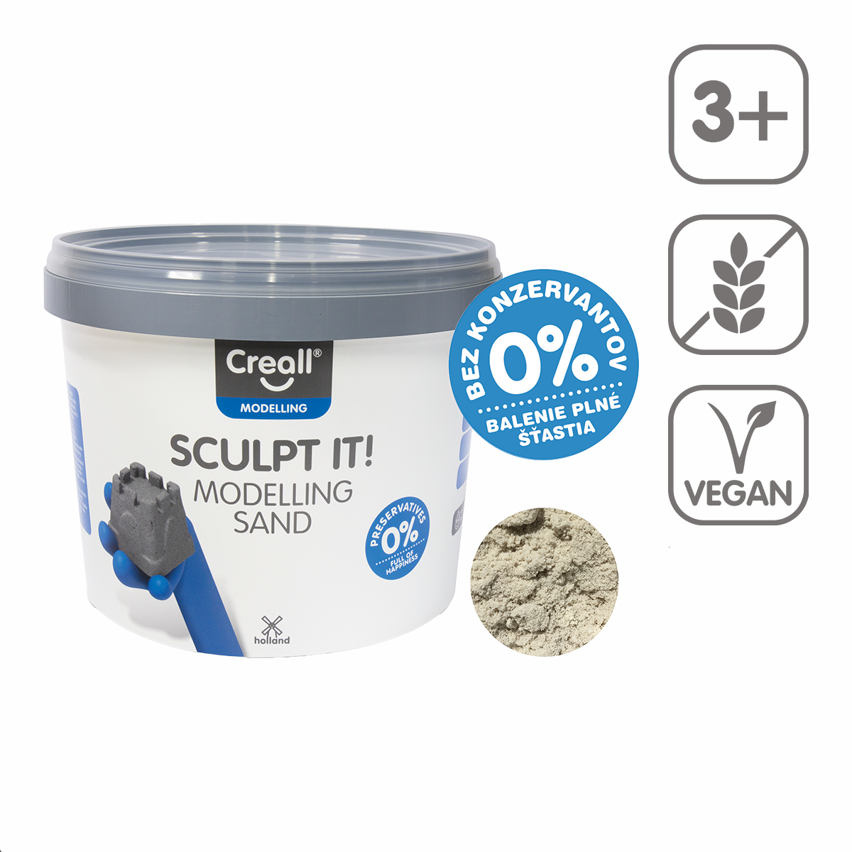 Creall Modelling Sand it! Natural - 3.73 kg