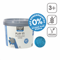 Creall Play it! Modeling Sand 750 g Tub – blue