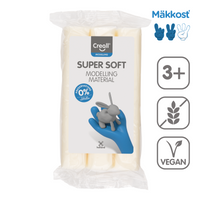 Creall Super Soft Modelling Clay 500 g – white