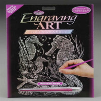 Creative Engraving Set A4 - Seahorse