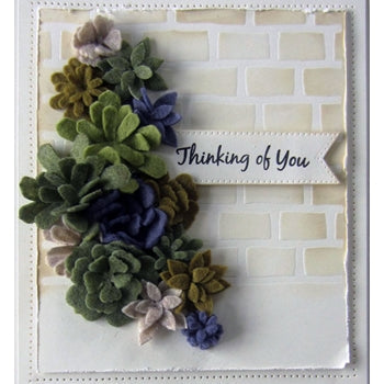 CREATIVE EXPRESSIONS Cutting and Embossing Dies Succulent Garden - 12 pcs