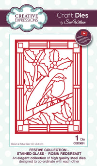 CREATIVE EXPRESSIONS Metal Cutting and Embossing Die, Bird in Window, 1 pc