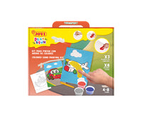 Creative kit JOVI Play&Fun Sand Painting Transport - 12 pcs