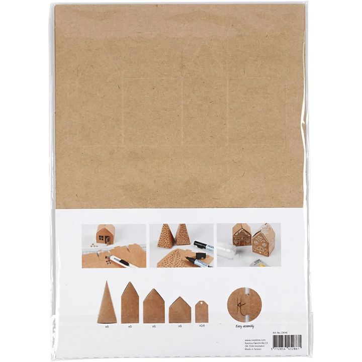 Creative Paper Set, Houses and Trees