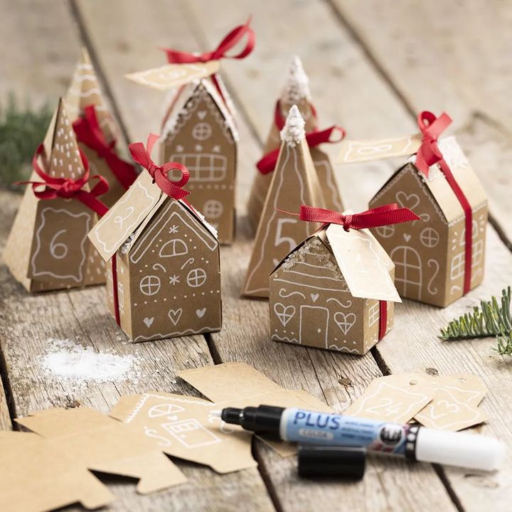 Creative Paper Set, Houses and Trees